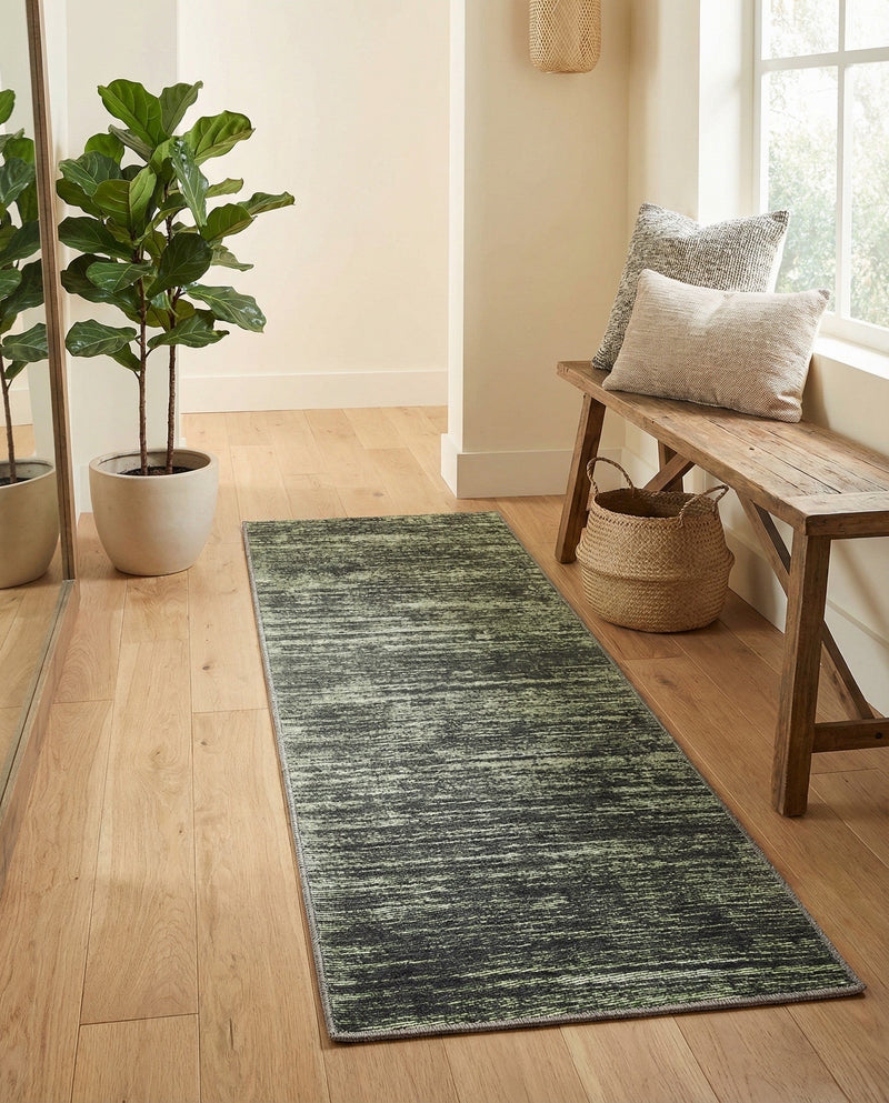 Sahara Essence Collection Area Rug - Oasis (Green) Runner Green  lifestyle 58