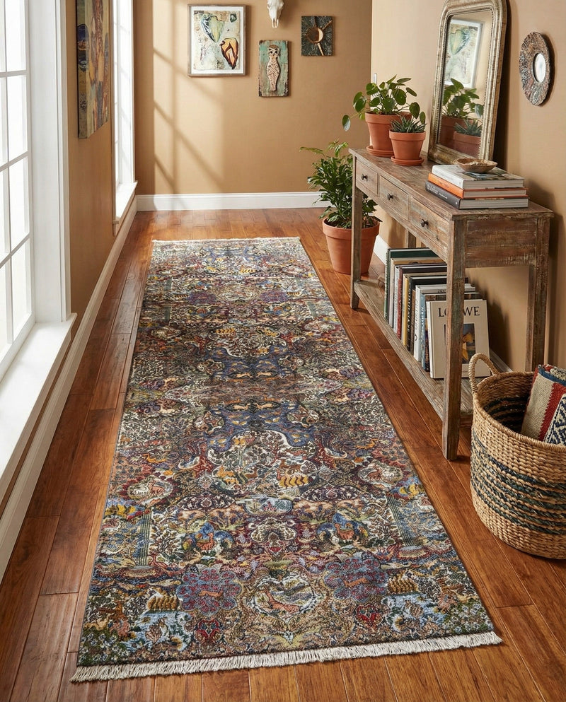 Bazaar Chic Collection Area Rug -  Safi Runner Multi  lifestyle 50