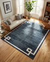 Metro Heights Collection Area Rug -  Bronx Rectangle Navy Blue  lifestyle 15
