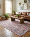 Vintage Memories Collection Area Rug -  Memories Rectangle Pink  lifestyle 14