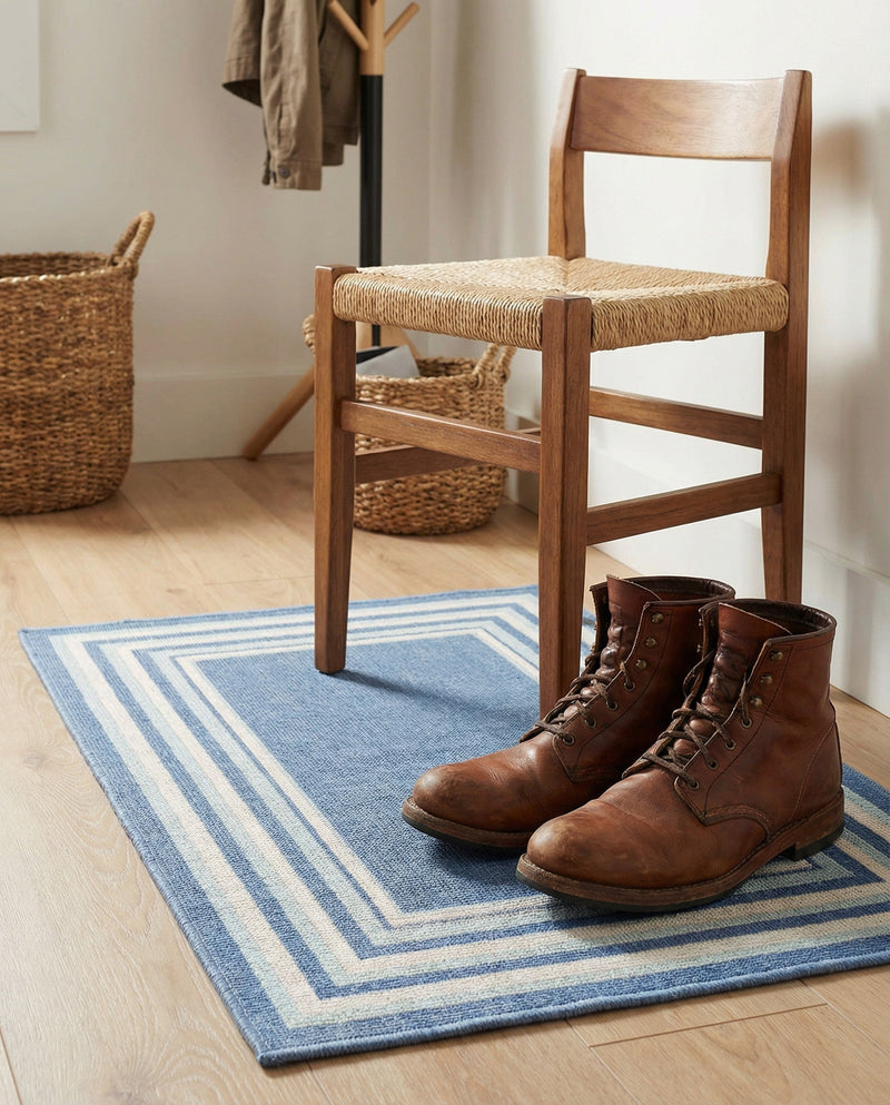 Lagoon Oasis Collection Area Rug -  Harbor Rectangle Blue  lifestyle 16