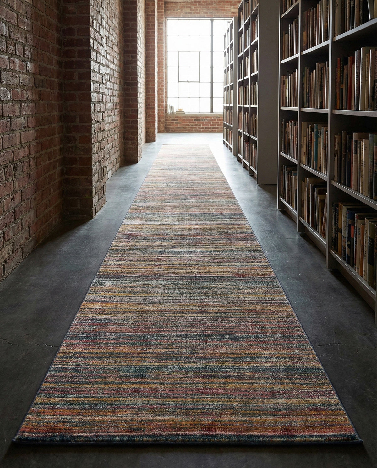 Jewel Oasis Collection Area Rug - Sapphire (Multi) Runner Multi  lifestyle 153