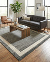 Studio Haven Collection Area Rug -  Alcove (Gray) Rectangle Gray  lifestyle 25