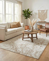 Coastal Haven Collection Area Rug -  Nautilus Rectangle Ivory  lifestyle 13