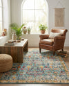 Sierra Collection Area Rug -  Shasta Rectangle Blue  lifestyle 33