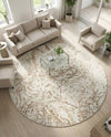 Coastal Haven Collection Area Rug -  Nautilus Round Ivory  lifestyle 46