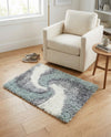 Cozy Haven Shag Collection Area Rug -  Oasis Rectangle Sage Green  lifestyle 61