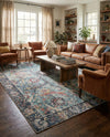 Heritage Elegance Collection Area Rug -  Topkapi Rectangle Vintage Green  lifestyle 52