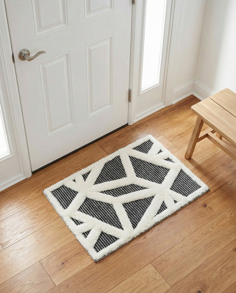 Monochrome Collection Area Rug -  Onyx Rectangle Gray  lifestyle 40