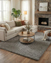 Plush Oasis Collection Area Rug - Serenity (Cloud Gray) Rectangle Cloud Gray  lifestyle 28