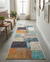 Colorburst Oasis Collection Area Rug - Palette Runner Multi  lifestyle 73