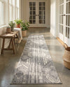 Cascade Range Collection Area Rug - Hood (Gray) Runner Gray  lifestyle 44