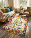 Colorburst Oasis Collection Area Rug -  Calypso Rectangle Multi  lifestyle 5