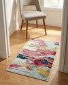 Marrakesh Elegance Collection Area Rug -  Skhirat Rectangle Pink  lifestyle 8