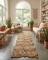 Woven Seaside Jute Collection Area Rug - Whittaker Runner Natural  lifestyle 70