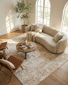 Luminara Sands Collection Area Rug - Elysium (Sand) Rectangle Sand  lifestyle 27