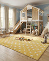 Wonder Tykes Collection Area Rug -  Mosaic Rectangle Soft Yellow  lifestyle 25