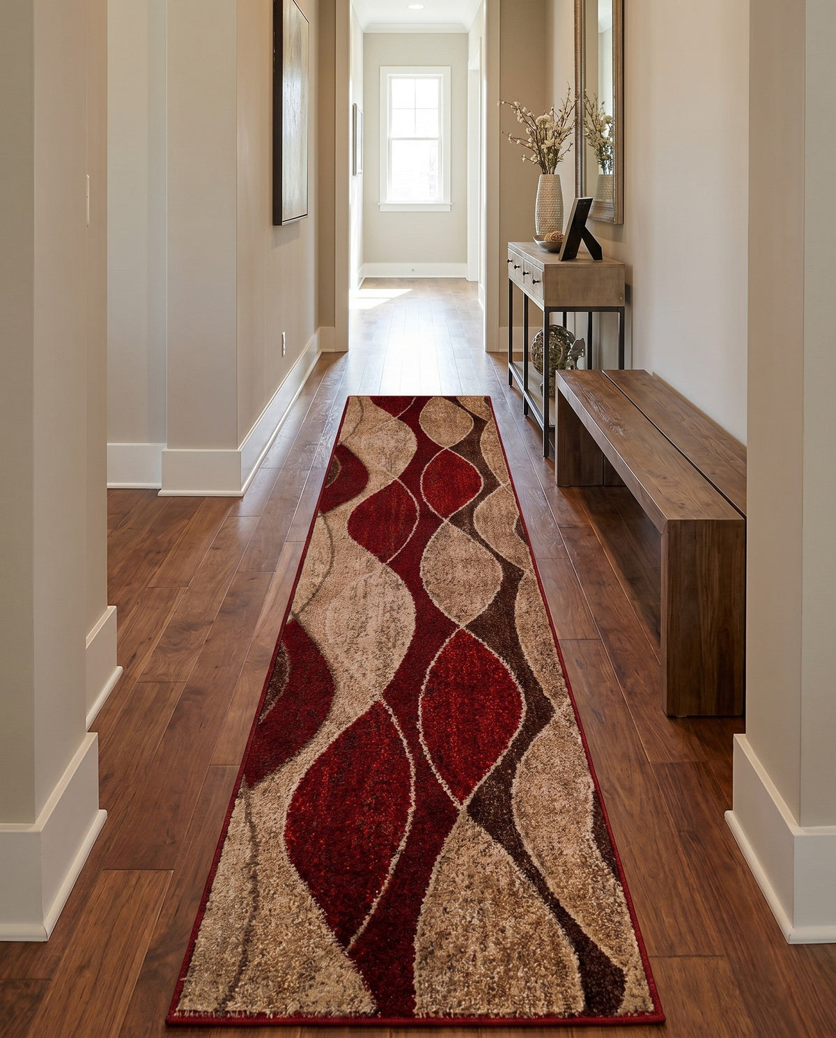 Autumn Meadow Collection Area Rug -  Emberglow Runner Multi  lifestyle 93