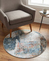 Aegean Elegance Washables Collection Area Rug -  Hydra Round Multi  lifestyle 66