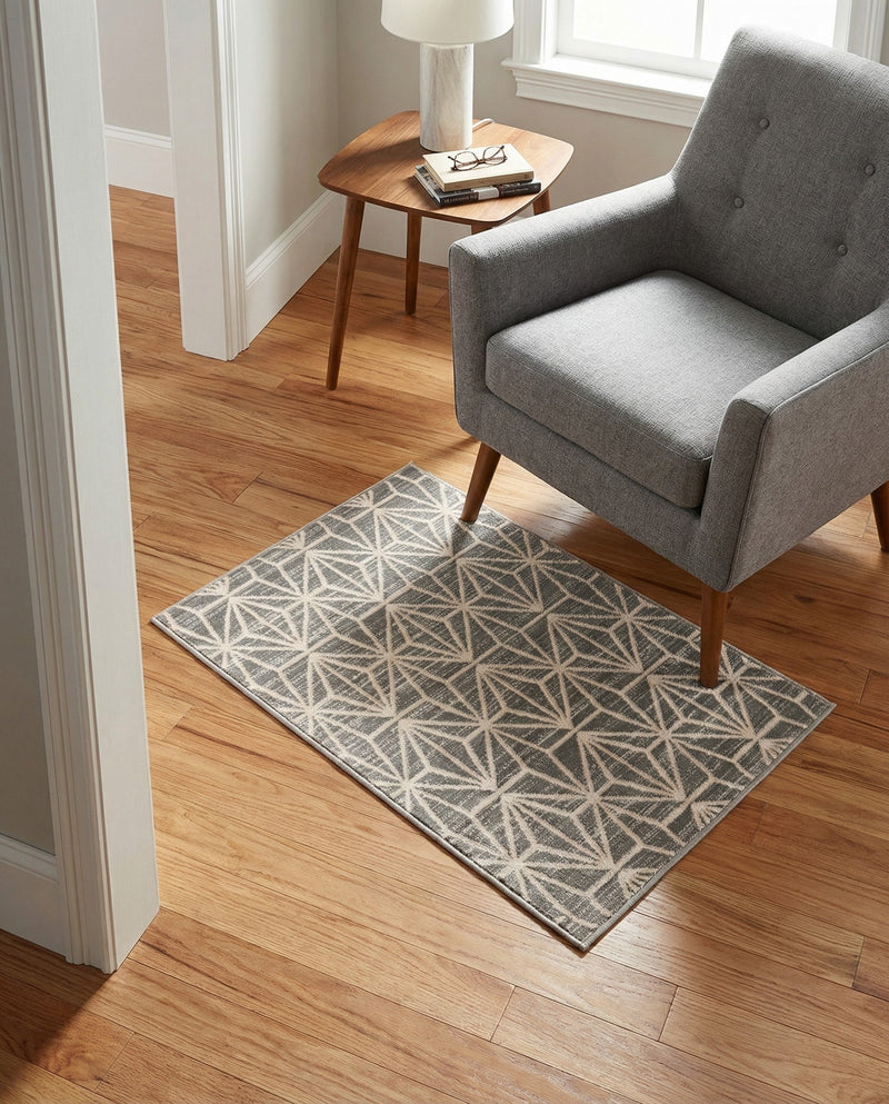 Metro Heights Collection Area Rug -  Hudson Rectangle Gray  lifestyle 39