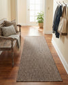 Seaside Serenity Collection Area Rug - Veranda (Light Brown) Runner Light Brown  lifestyle 33