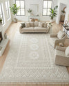 Sahara Chic Collection Area Rug -  Tangier Rectangle Ivory  lifestyle 16