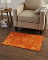 Riviera Elegance Collection Area Rug - Antibes (Orange) Rectangle Orange  lifestyle 28