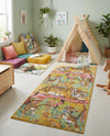 Wonder Tykes Collection Area Rug -  Groove Runner Multi  lifestyle 46