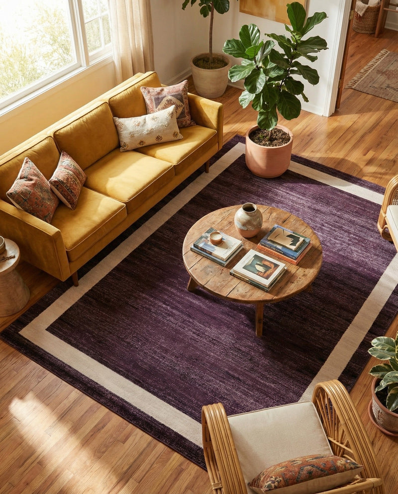 Studio Haven Collection Area Rug -  Alcove (Violet) Rectangle Violet  lifestyle 18