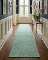 Berkshire Estate Collection Area Rug - Windsor (Green) Runner Green  lifestyle 49