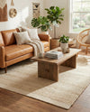 Marina Collection Area Rug - Marina Rectangle Ivory and White  lifestyle 59