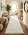 Alpine Plush Collection Area Rug -  Cortina (White) Runner White  lifestyle 78