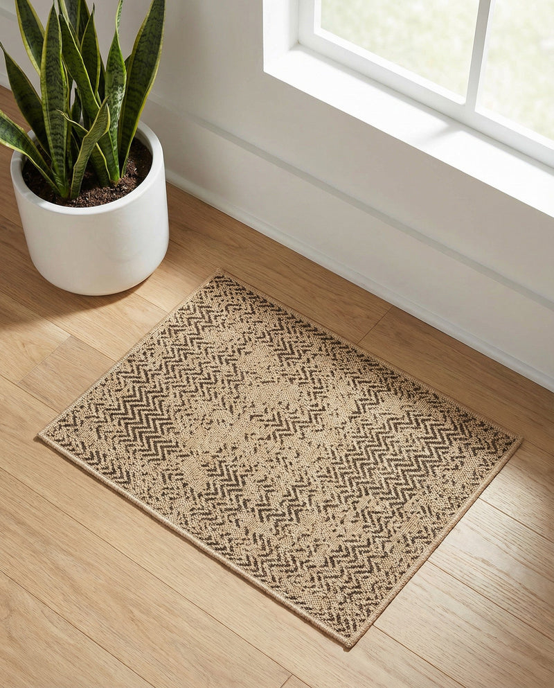 Sahara Sands Collection Area Rug -  Tanis Rectangle Natural  lifestyle 8