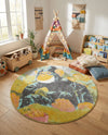 Wonder Tykes Collection Area Rug -  Dynamo Round Multi  lifestyle 42