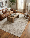 Sanctuary Retreat Collection Area Rug -  Refuge Rectangle Chocolate Brown  lifestyle 32