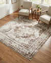 Riviera Elegance Collection Area Rug -  Menton (Beige) Square Beige  lifestyle 59