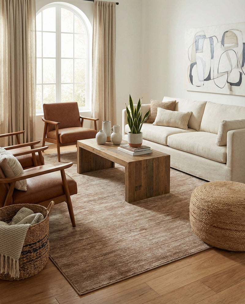 Bloomsbury Elegance Collection Area Rug -  Kensington (Beige) Rectangle Beige  lifestyle 20