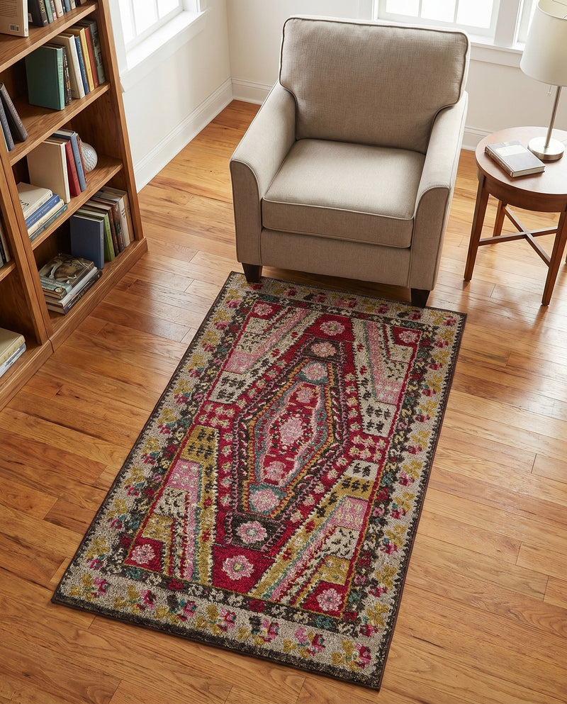 Sedona Vista Collection Area Rug -  Anasazi Rectangle Multi  lifestyle 25