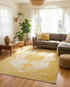 Dover Terrace Collection Area Rug - Marina (Yellow) Rectangle Yellow  lifestyle 19