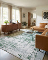 Cathedral Elegance Collection Area Rug -  Basilica Rectangle Green  lifestyle 34