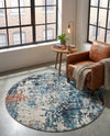 Dresden Elegance Collection Area Rug -  Seiffen Round Multi  lifestyle 51