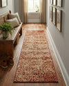 Autumn Meadow Collection Area Rug -  Ironbark Runner Terracotta  lifestyle 59