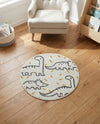 Wonder Tykes Collection Area Rug -  Jamboree Round Ivory  lifestyle 32