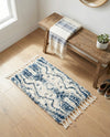 Cozy Cove Shag Collection Area Rug -  Seabreeze Rectangle Blue  lifestyle 29