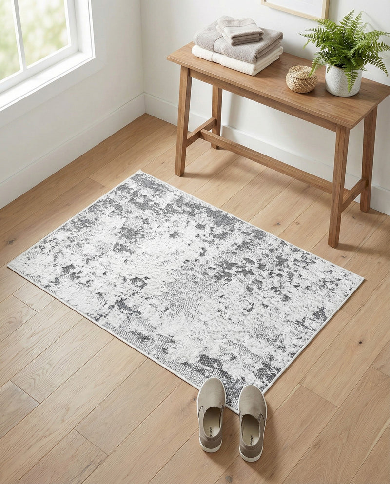 Cathedral Elegance Collection Area Rug -  Basilica Rectangle Gray  lifestyle 51