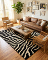 Savannah Sojourn Collection Area Rug -  Kilimanjaro Rectangle Black  lifestyle 28