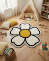 Whimsy Wonders Wool Collection Area Rug -  Arctic Round Ivory  lifestyle 17