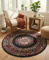 Brighton Terrace Collection Area Rug -  Withdean Round Multi  lifestyle 58