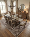 Sanctuary Retreat Collection Area Rug -  Retreat Rectangle Chocolate Brown  lifestyle 7