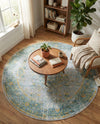 Caribbean Breeze Collection Area Rug -  Calypso Round Gray  lifestyle 42